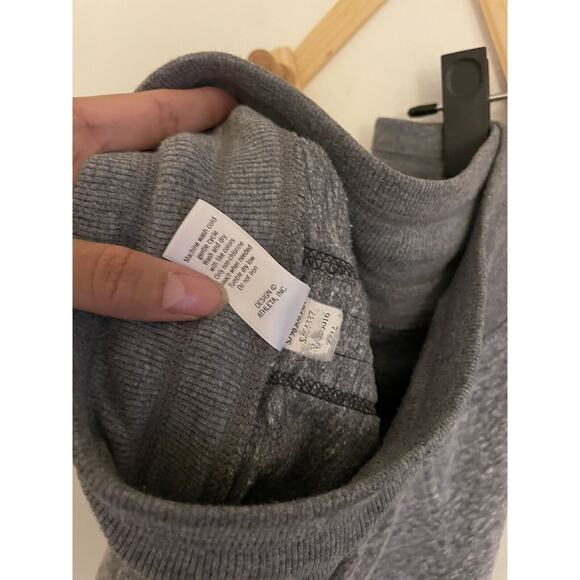 Athleta Skirt Women's XS Mini Athletic Gray Drawstring Terry Pockets Cotton - Picture 7 of 8